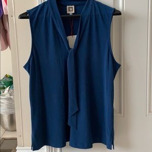 Anne Klein sleeveless shell NWT size L